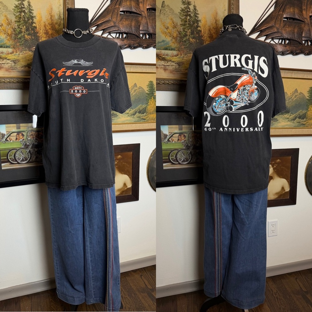 Vintage Y2K Sturgis 60th Anniversary Bike Week 2000